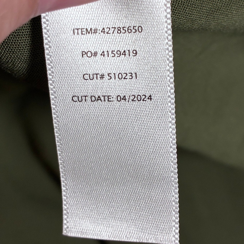 Torrid Harper Pullover Blouse Olive Green Georgette Pocket Shirt Plus 5X 5XL - Picture 5 of 7